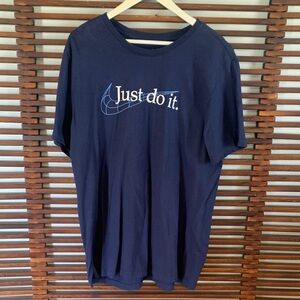 Nike Men's Navy Just Do It T-Shirt